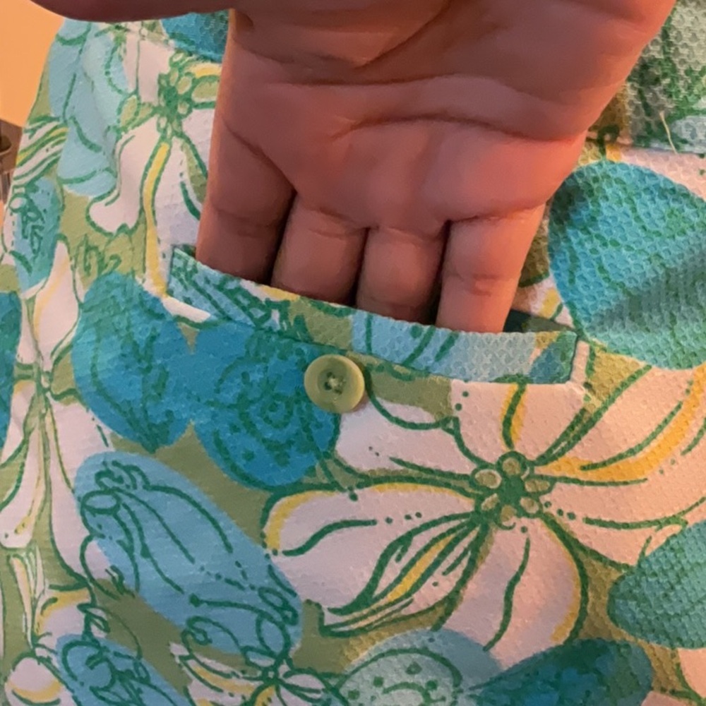 Vintage Lilly Pulitzer Summer Floral Pants - Picture 7 of 8
